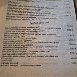 Aredo Étterem & Kávézó Aszód - Étlap/itallap