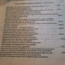 Aredo Étterem & Kávézó Aszód - Étlap/itallap