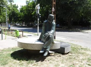 Arthur Koestler szobra Budapest