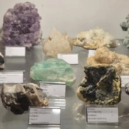 Ásványmúzeum, Vasszécseny - Belső