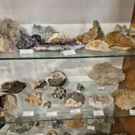 Ásványmúzeum, Vasszécseny - Belső