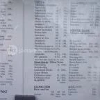 Autós Pihenő Gyulakeszi - Étlap/itallap