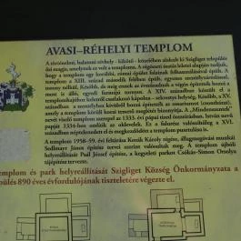 Avasi templomrom Szigliget - Egyéb
