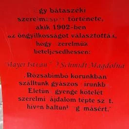 B betű - Egy öngyilkos szerelmes pár története Bátaszék - Egyéb