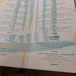 Baalbek - Libanoni Étterem, Budapest - Étlap/itallap