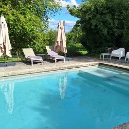 Babérliget Kúria, Polány - Medence/kert