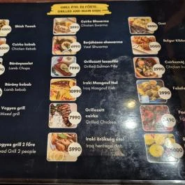 Babylon Restaurant Budapest - Étlap/itallap