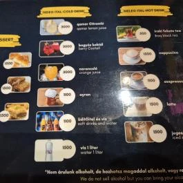 Babylon Restaurant Budapest - Étlap/itallap