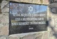 A bagoly-lyuki Holocaust emlékmű Szúcs