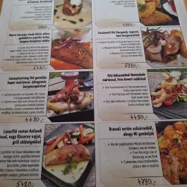 Bajcsi Halásztanya Étterem, Nagybajcs - Étlap/itallap