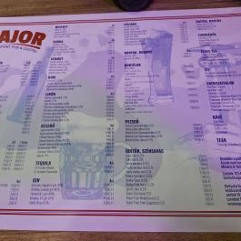 Bajor Sport Pub & Gastro Budapest - Étlap/itallap
