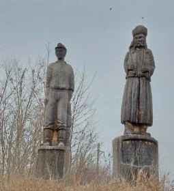 Bányász & Vidróczki szobor