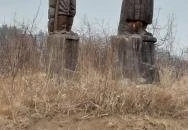 Bányász & Vidróczki szobor Mátraverebély