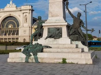 Baross Gábor szobra Budapest