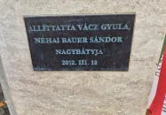 Bauer Sándor mellszobra Budapest