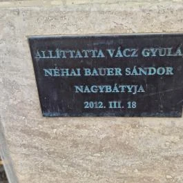 Bauer Sándor mellszobra Budapest - Egyéb