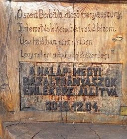 Bazaltbányászok emlékműve