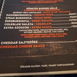 Beer Point Budapest Budapest - Étlap/itallap