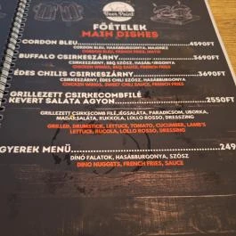 Beer Point Budapest Budapest - Étlap/itallap