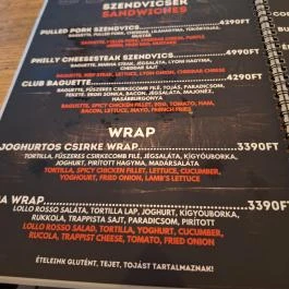 Beer Point Budapest Budapest - Étlap/itallap