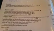 Belgian Brasserie Henri Budapest - Étlap/itallap