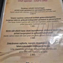 Belgian Brasserie Henri Budapest - Étlap/itallap