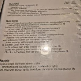 Belgian Brasserie Henri Budapest - Étlap/itallap