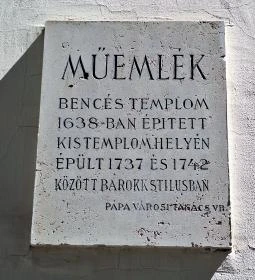 Bencés templom