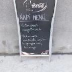 Bercsényi Kisvendéglő Budapest - Étlap/itallap