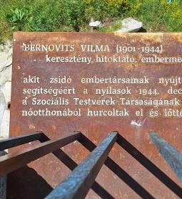 Bernovits Vilma emlékhely