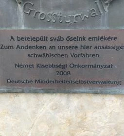 A betelepült sváb ősök emlékére