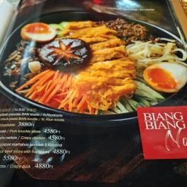 Biang Bisztró - Vámház körút Budapest - Étlap/itallap