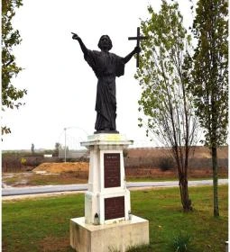 A biskói komptragédia emlékműve