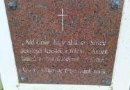 A biskói komptragédia emlékműve Paks