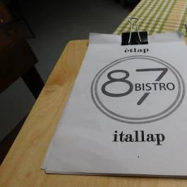 Bistro87 Zalaszántó - Étlap/itallap