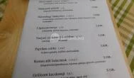 Bistro87 Zalaszántó - Étlap/itallap