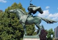 Bocskai István lovasszobra Hajdúszoboszló
