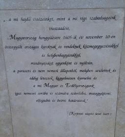 Bocskai István lovasszobra