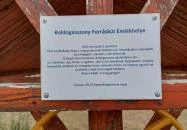Boldogasszony Forráskút Emlékhelye Balatonföldvár