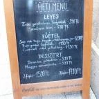 Boomerang Bisztró Budapest - Étlap/itallap