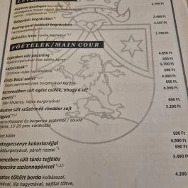 Bor & Bazsalikom Pizzeria, Étterem, Sárospatak - Étlap/itallap