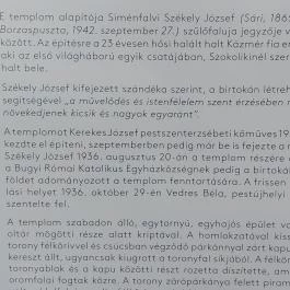 Borzaspusztai kápolnarom Bugyi - Egyéb