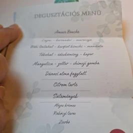 Botanica Étterem, Dánszentmiklós - Étlap/itallap