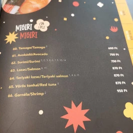 Buddha Original - Bartók Béla út Budapest - Étlap/itallap