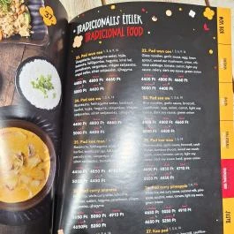 Buddha Original - Ferenc körút Budapest - Étlap/itallap