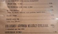 Buffalo Steak House Budapest - Étlap/itallap
