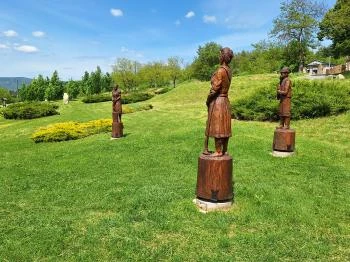 Bükkaljai summások szoborcsoport Bogács