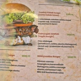 Bükki Útonálló Street Food Dédestapolcsány - Étlap/itallap