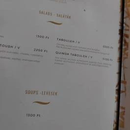 Byblos Budapest Budapest - Étlap/itallap