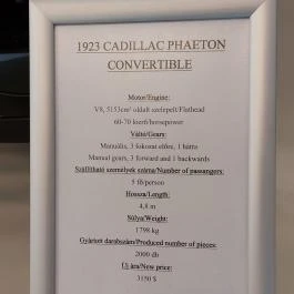 Cadillac Múzeum Törökbálint - Egyéb